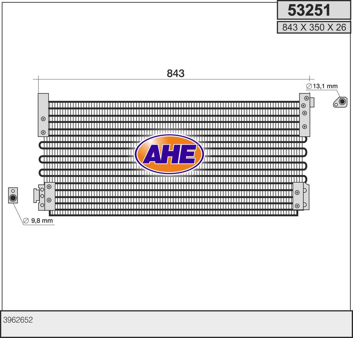 AHE 53251 Condensatore,...