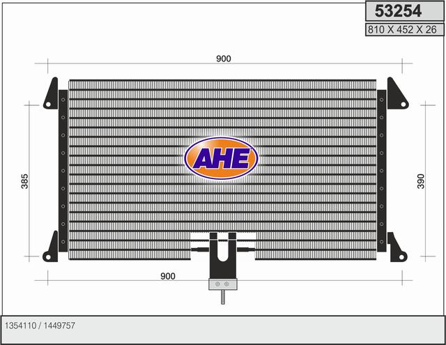 AHE 53254 Condensatore,...
