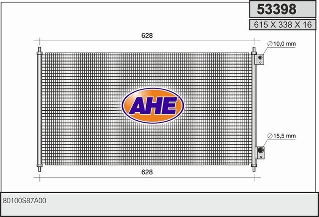 AHE 53398 Condensatore,...
