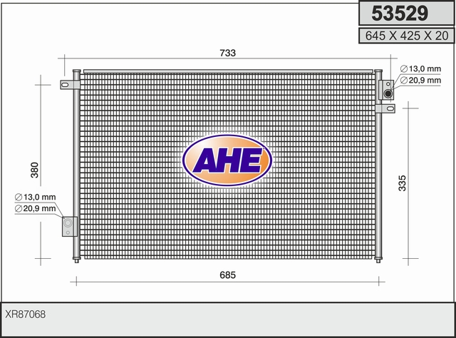 AHE 53529 Condensatore,...