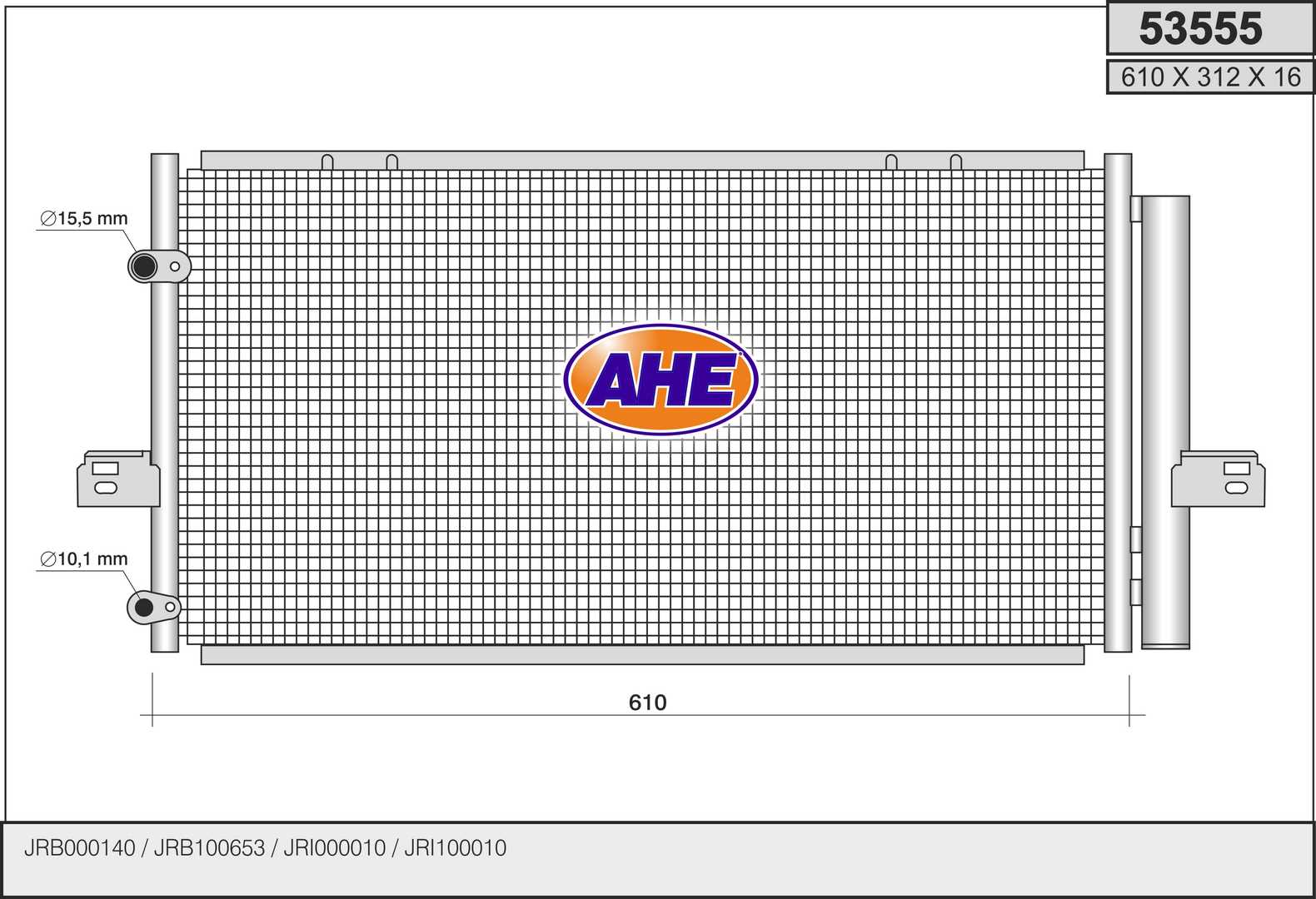 AHE 53555 Condensatore,...