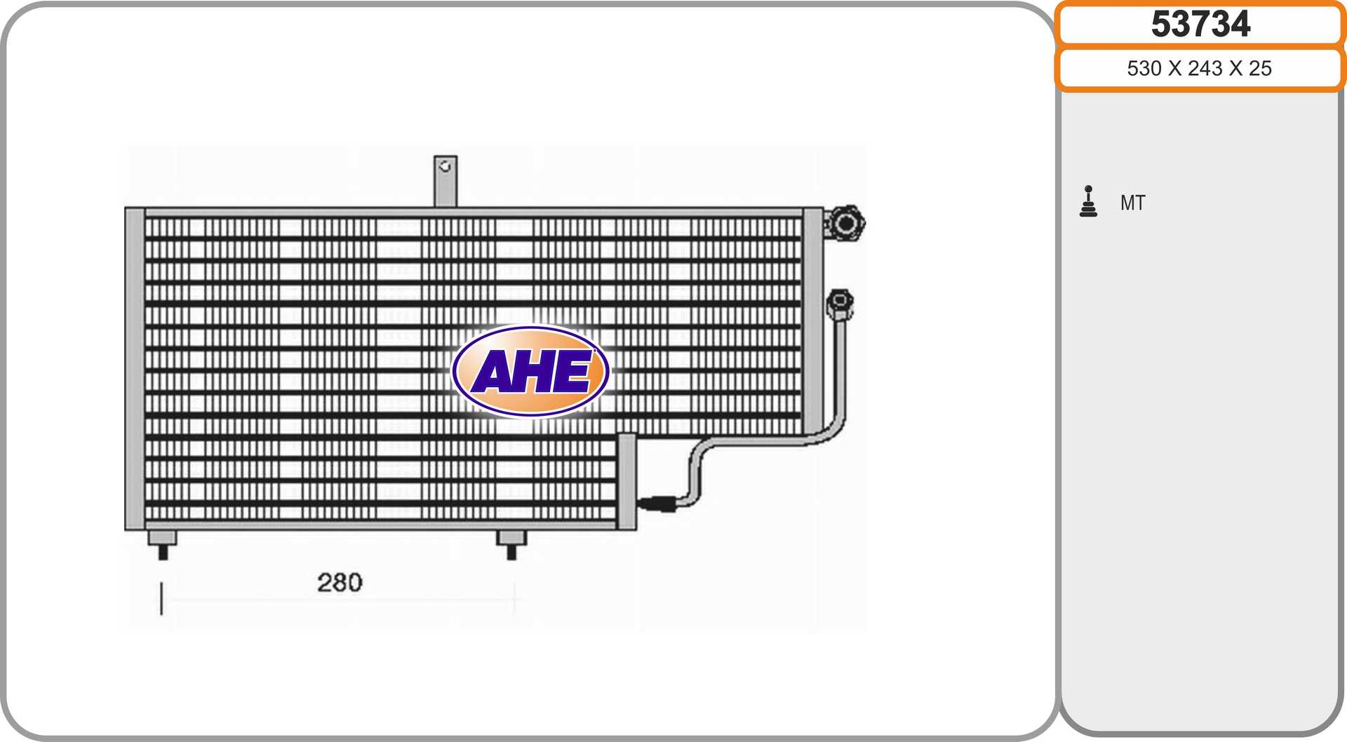 AHE 53734 Condensatore,...