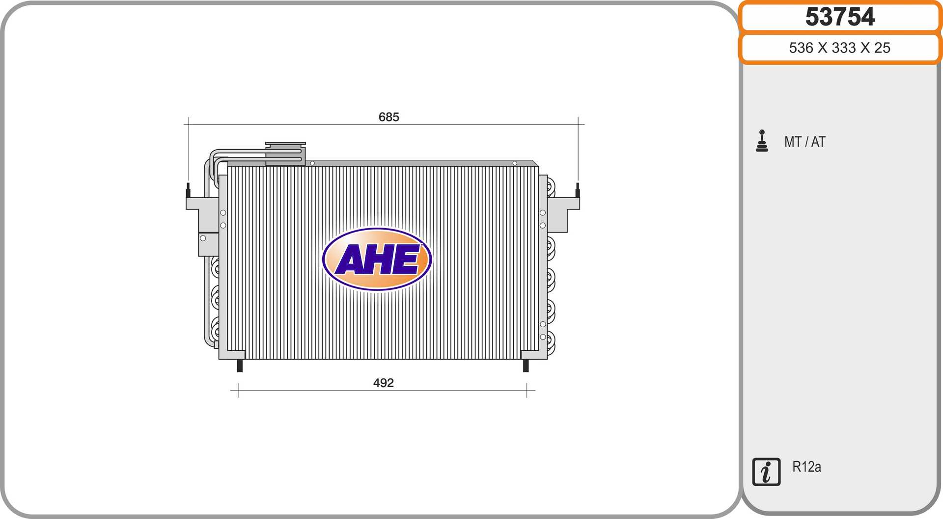 AHE 53754 Condensatore,...