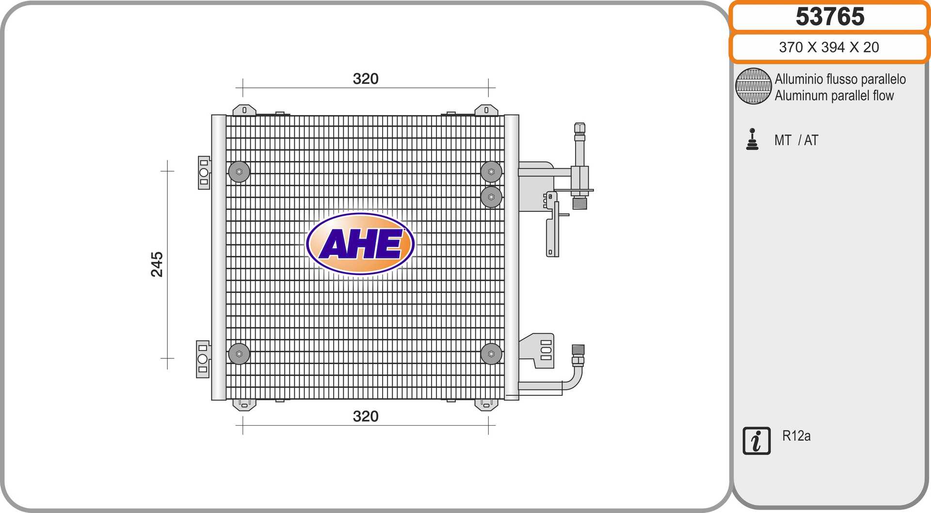 AHE 53765 Condensatore,...