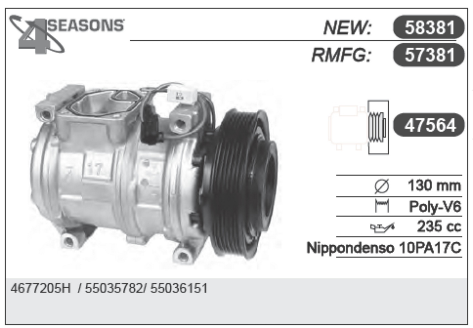 AHE 57381 Compressore,...