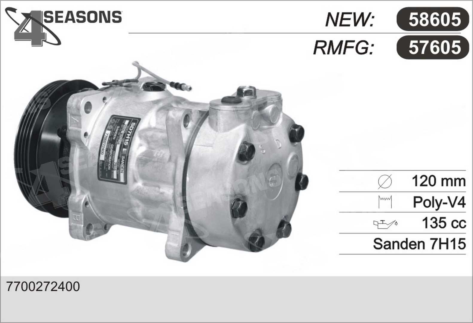 AHE 57605 Compressore,...