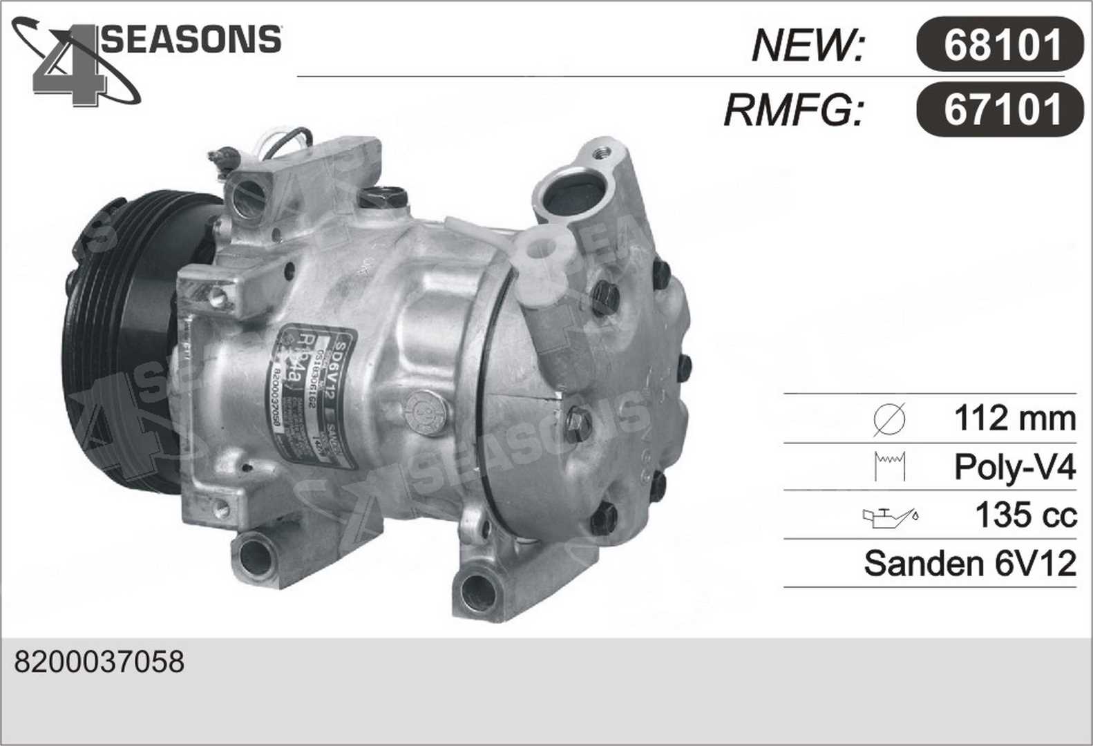 AHE 67101 Compressore,...