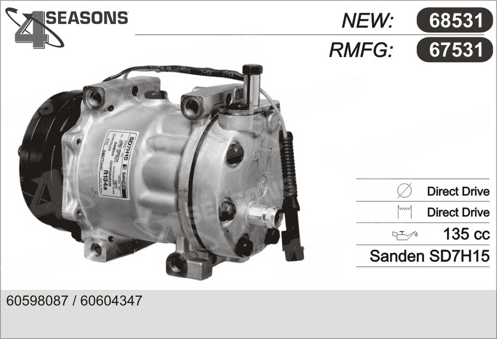 AHE 67531 Compressore,...