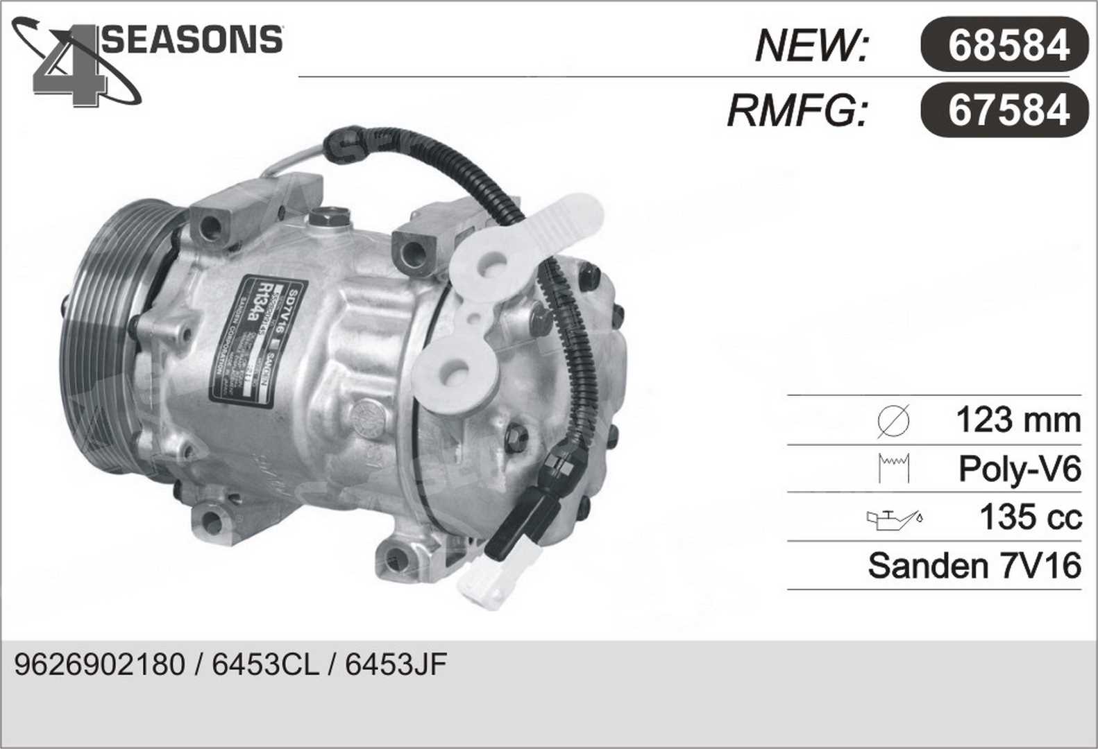 AHE 67584 Compressore,...
