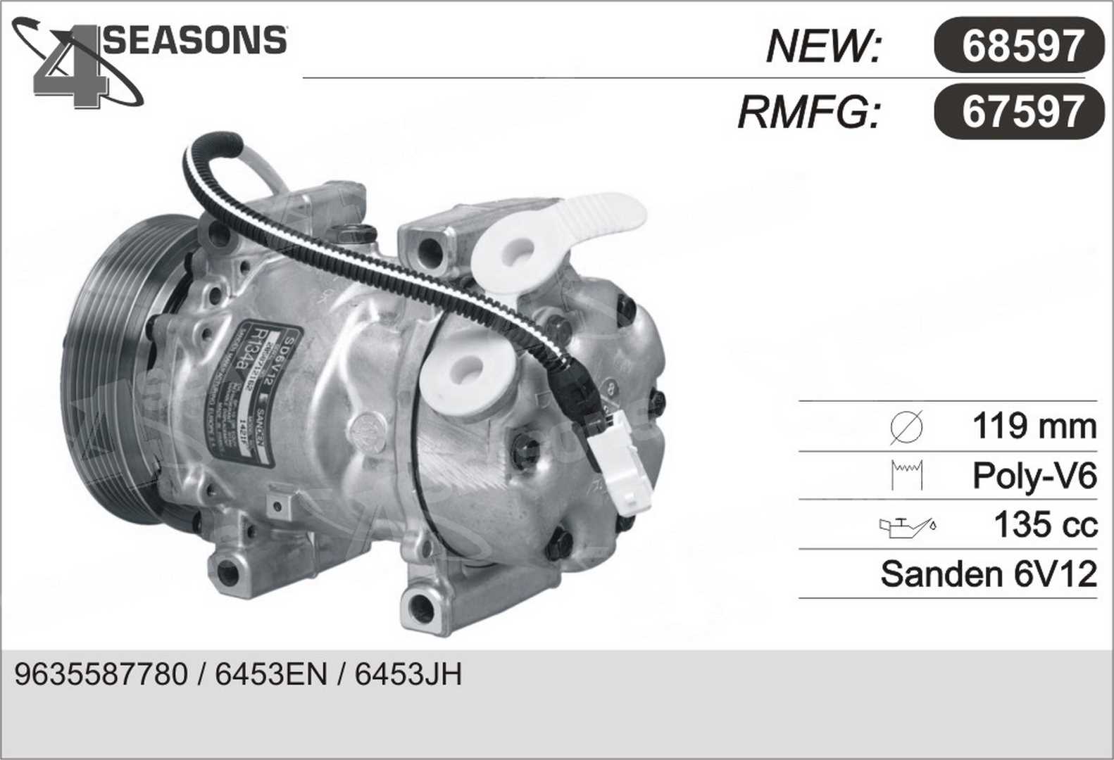 AHE 67597 Compressore,...
