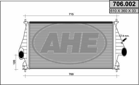 AHE 706.002 Intercooler