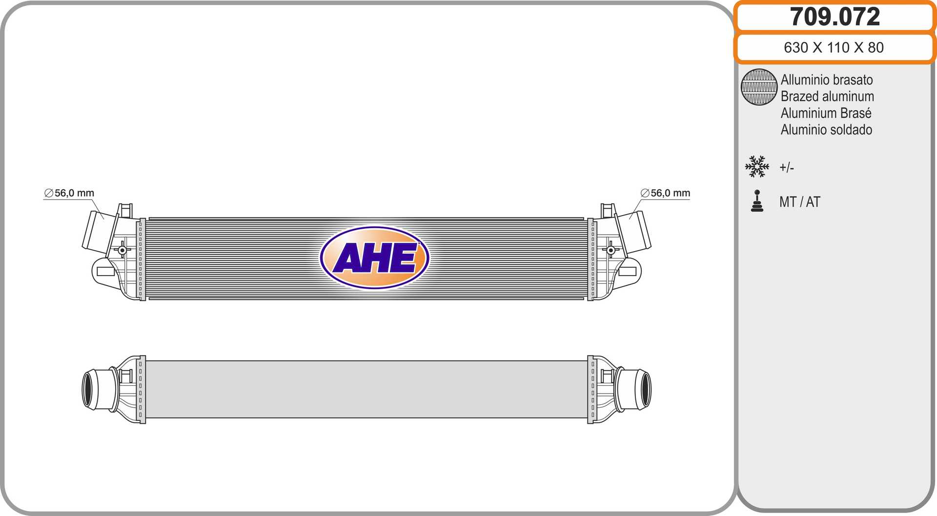 AHE 709.072 Intercooler