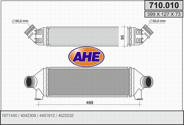 AHE 710.010 Intercooler