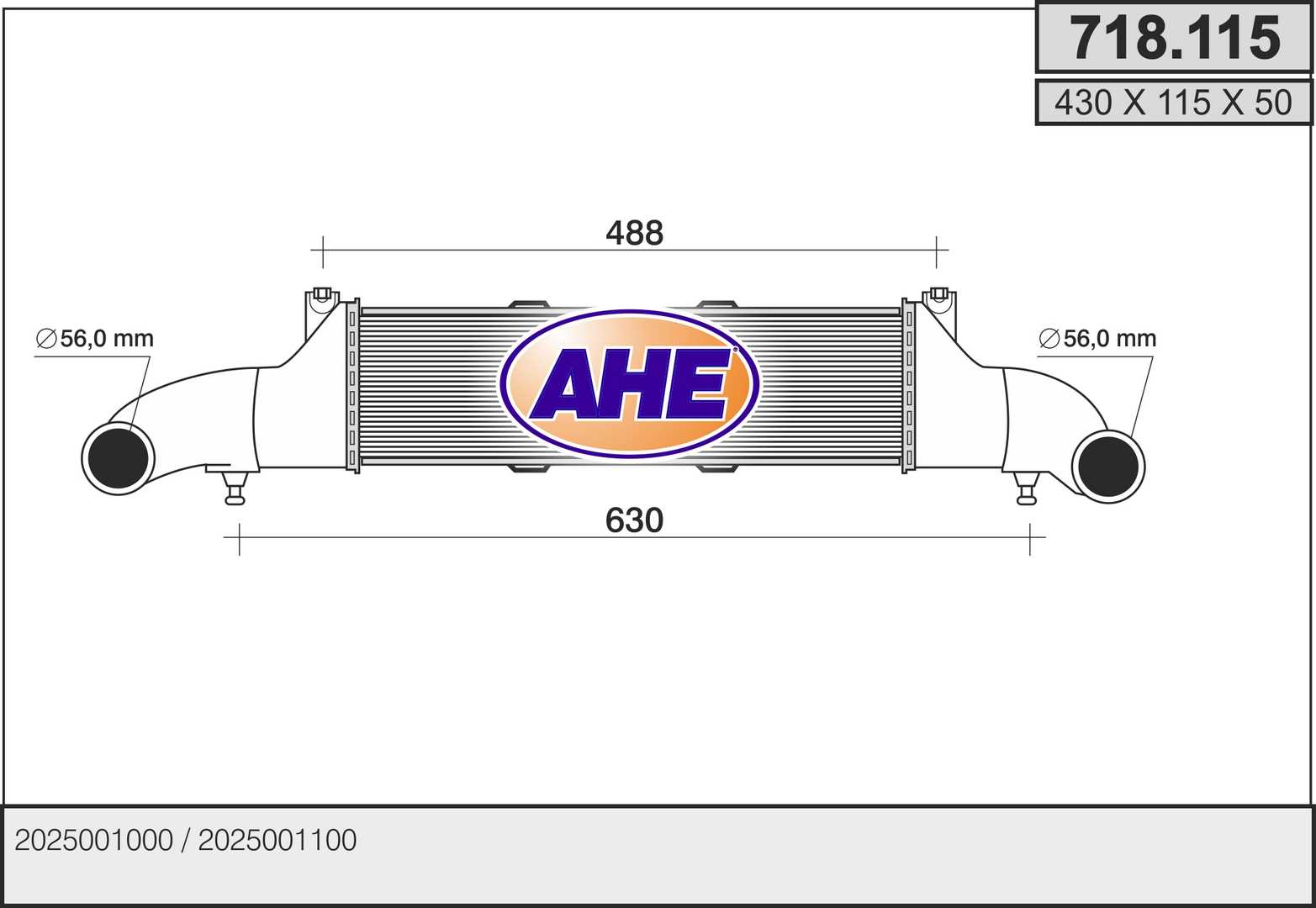 AHE 718.115 Intercooler