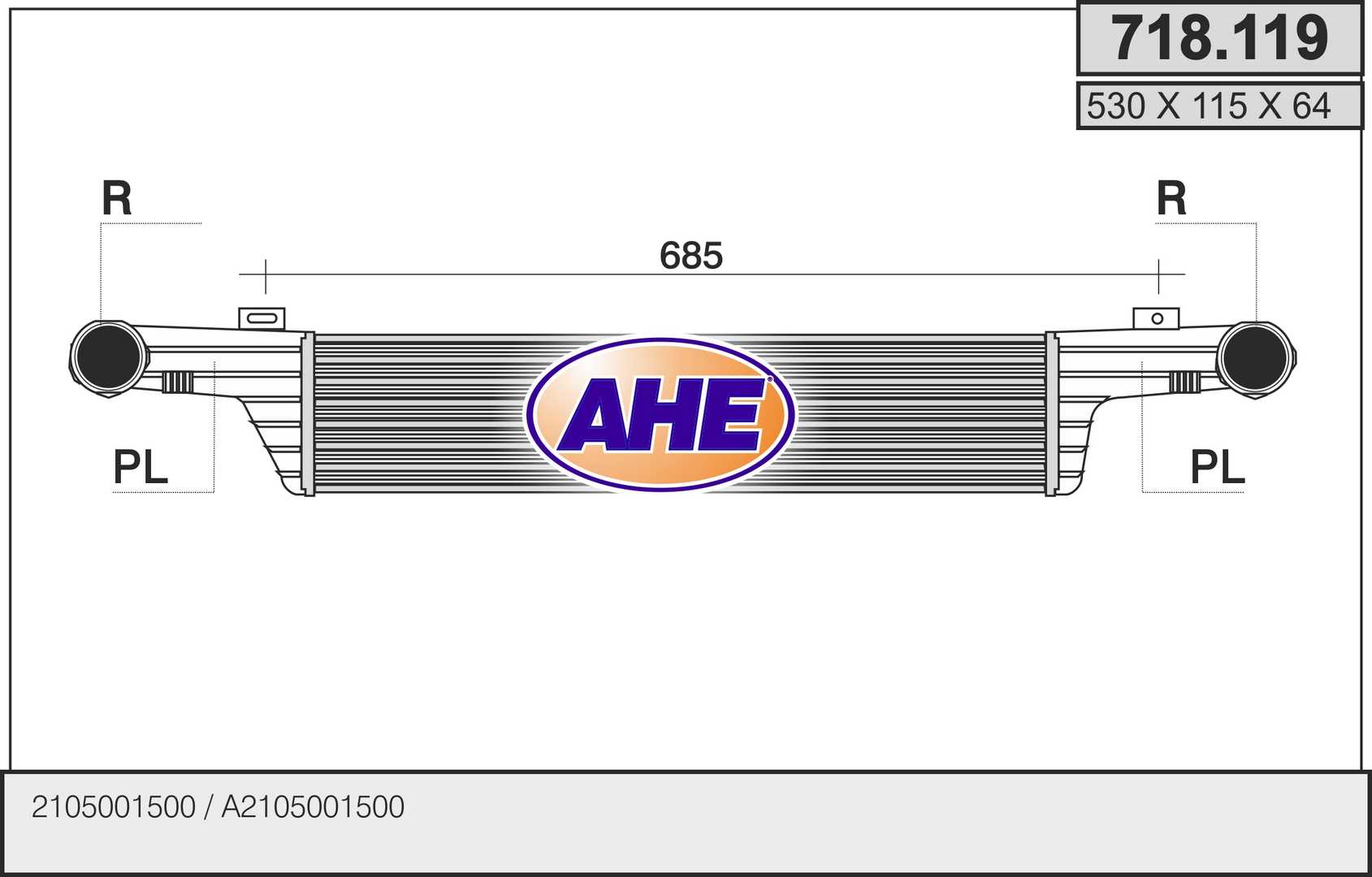 AHE 718.119 Intercooler