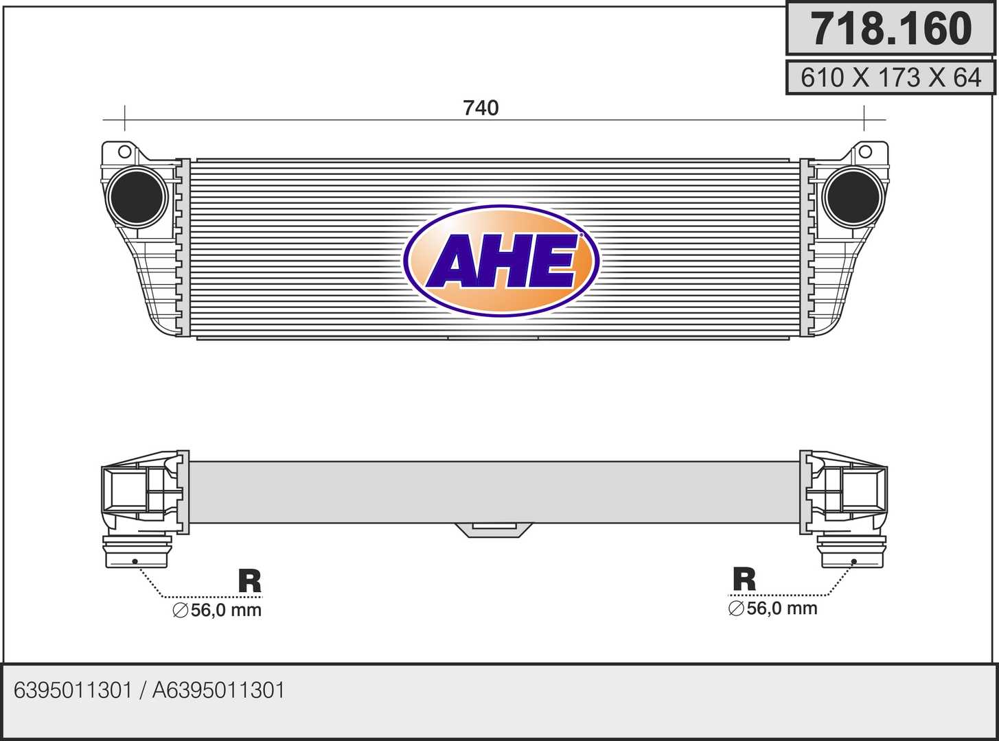AHE 718.160 Intercooler