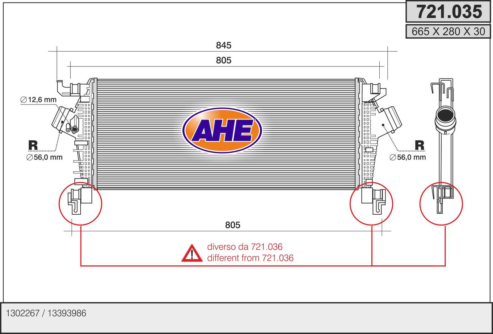 AHE 721.035 Intercooler