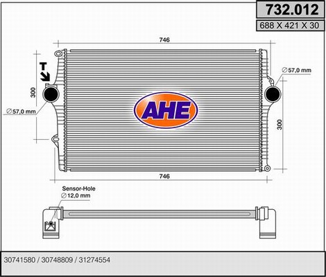 AHE 732.012 Intercooler