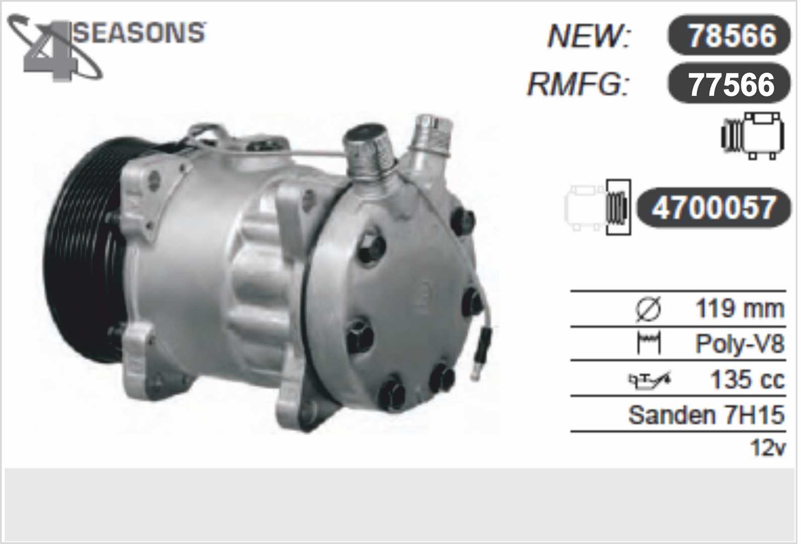 AHE 77566 Compressore,...