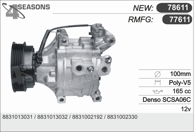 AHE 77611 Compressore,...