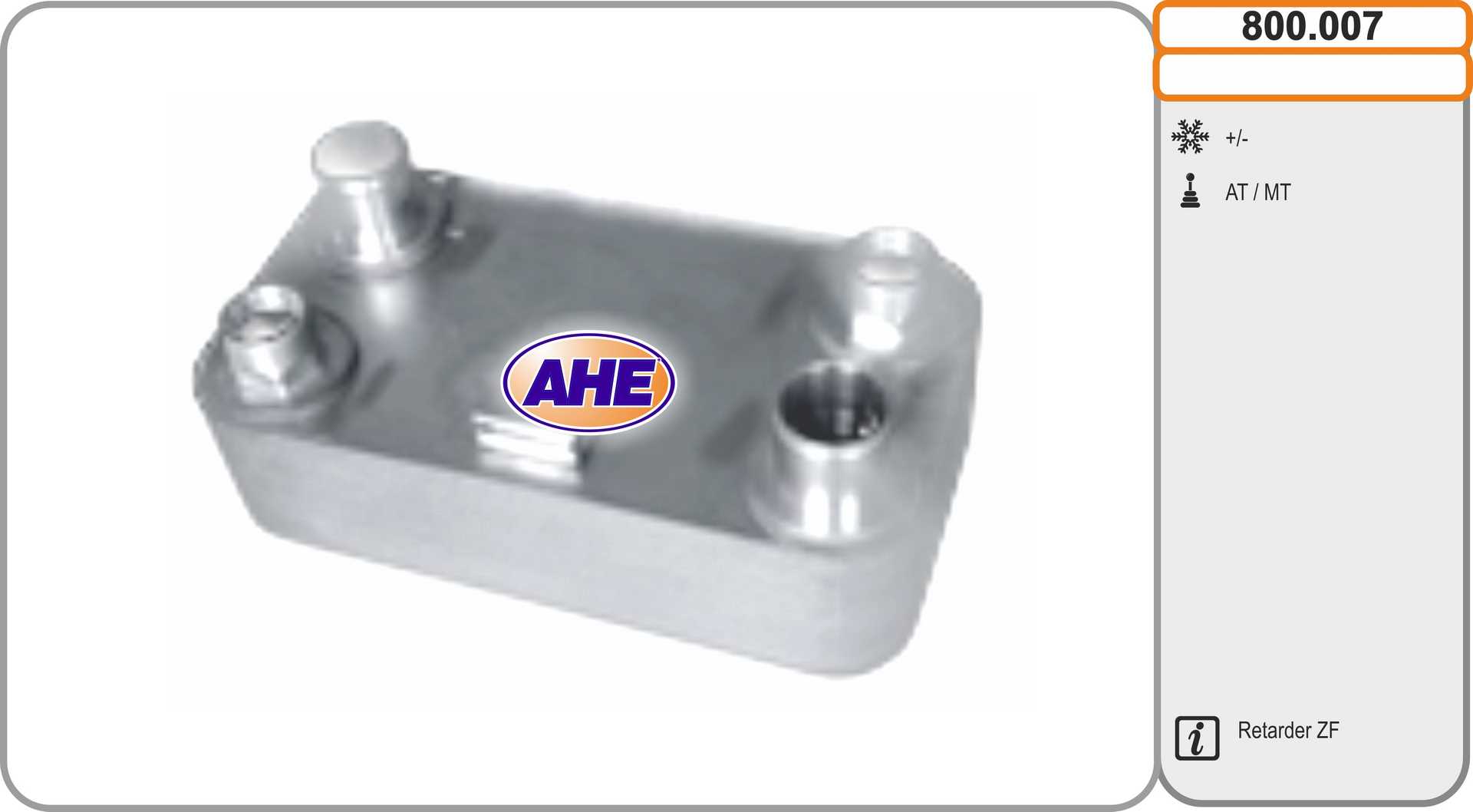 AHE 800.007 Radiatore olio,...