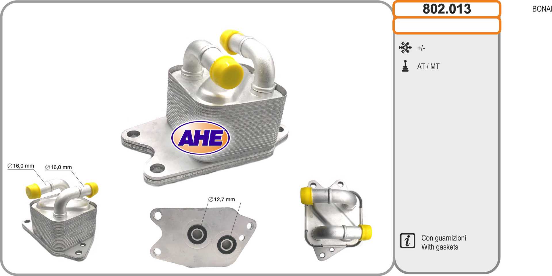 AHE 802.013 Radiatore olio,...