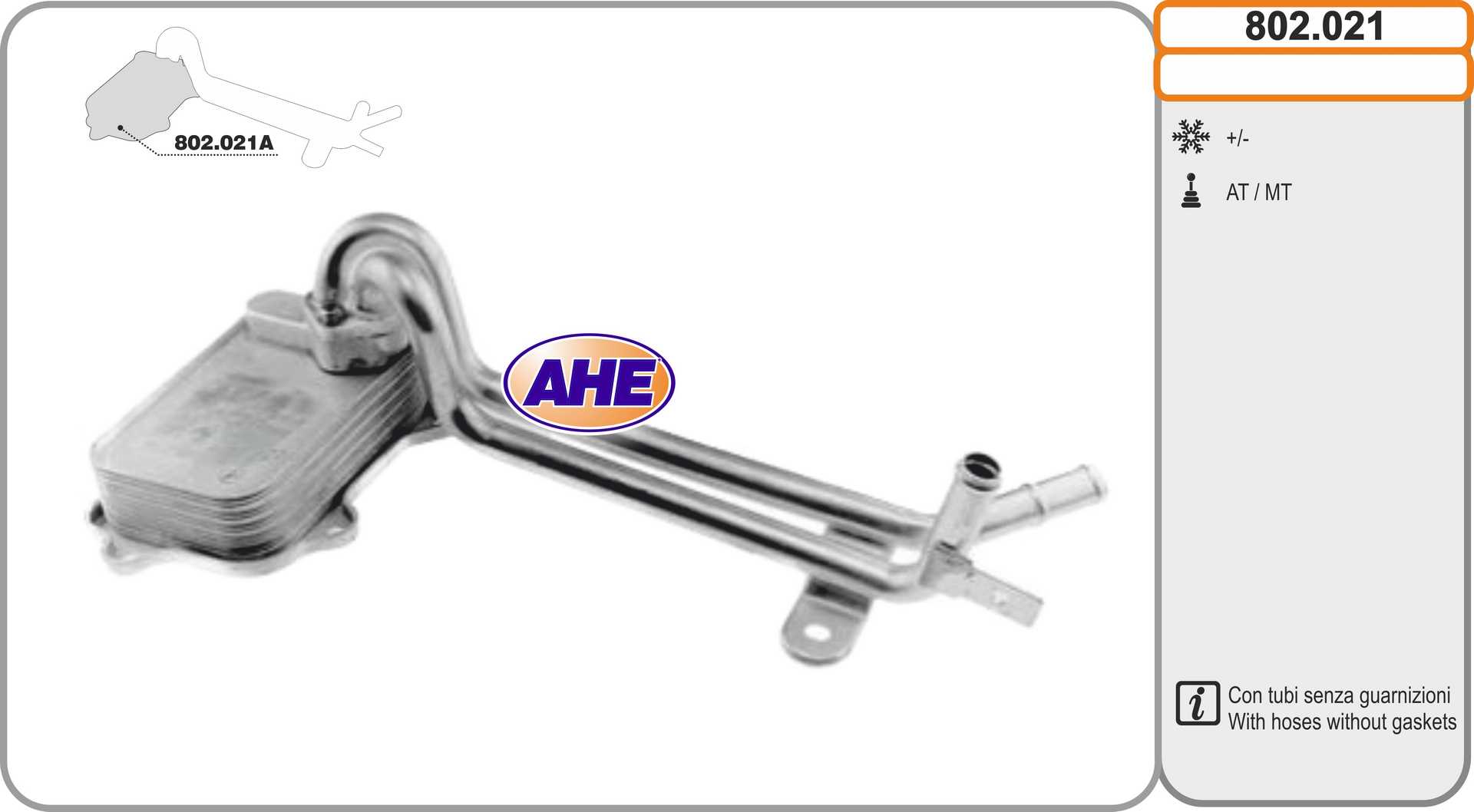 AHE 802.021 Radiatore olio,...