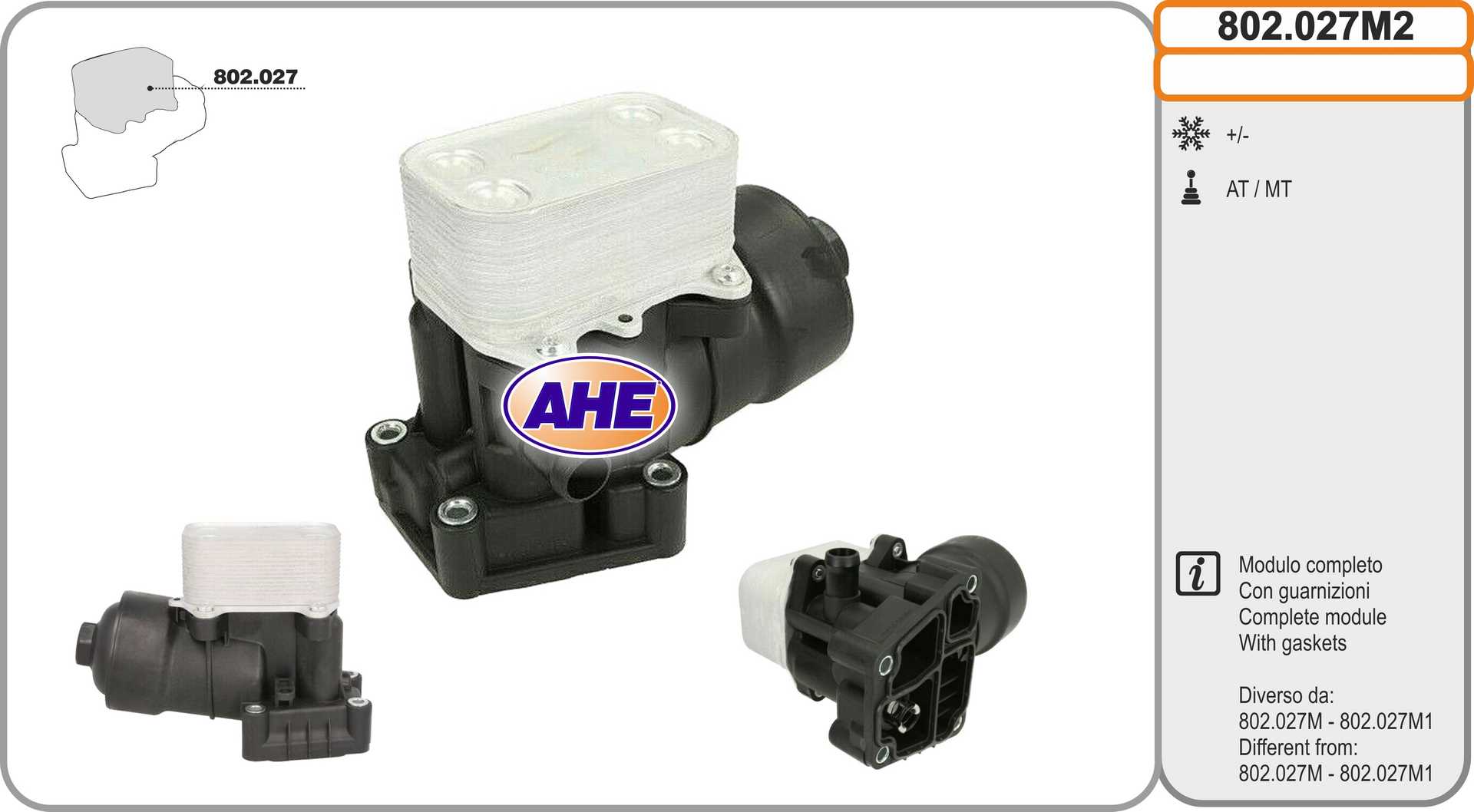 AHE 802.027M2 Radiatore...