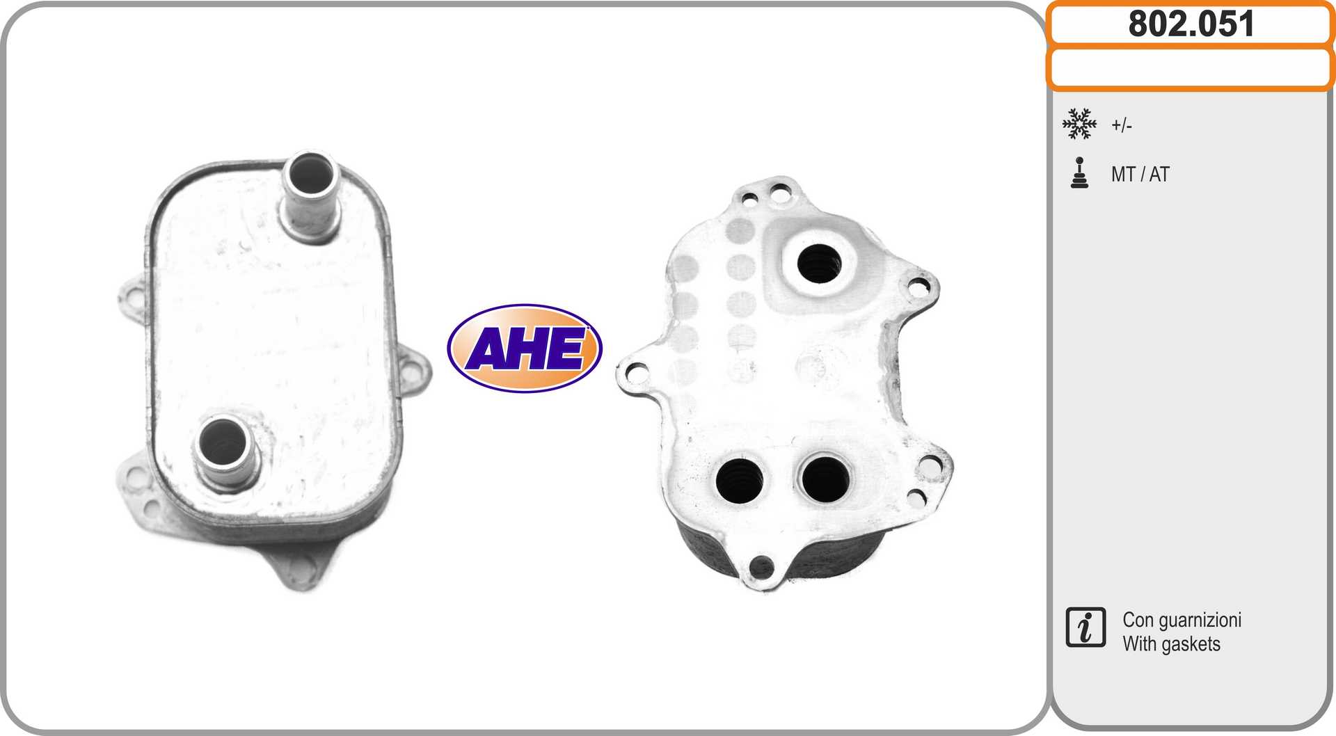 AHE 802.051 Radiatore olio,...