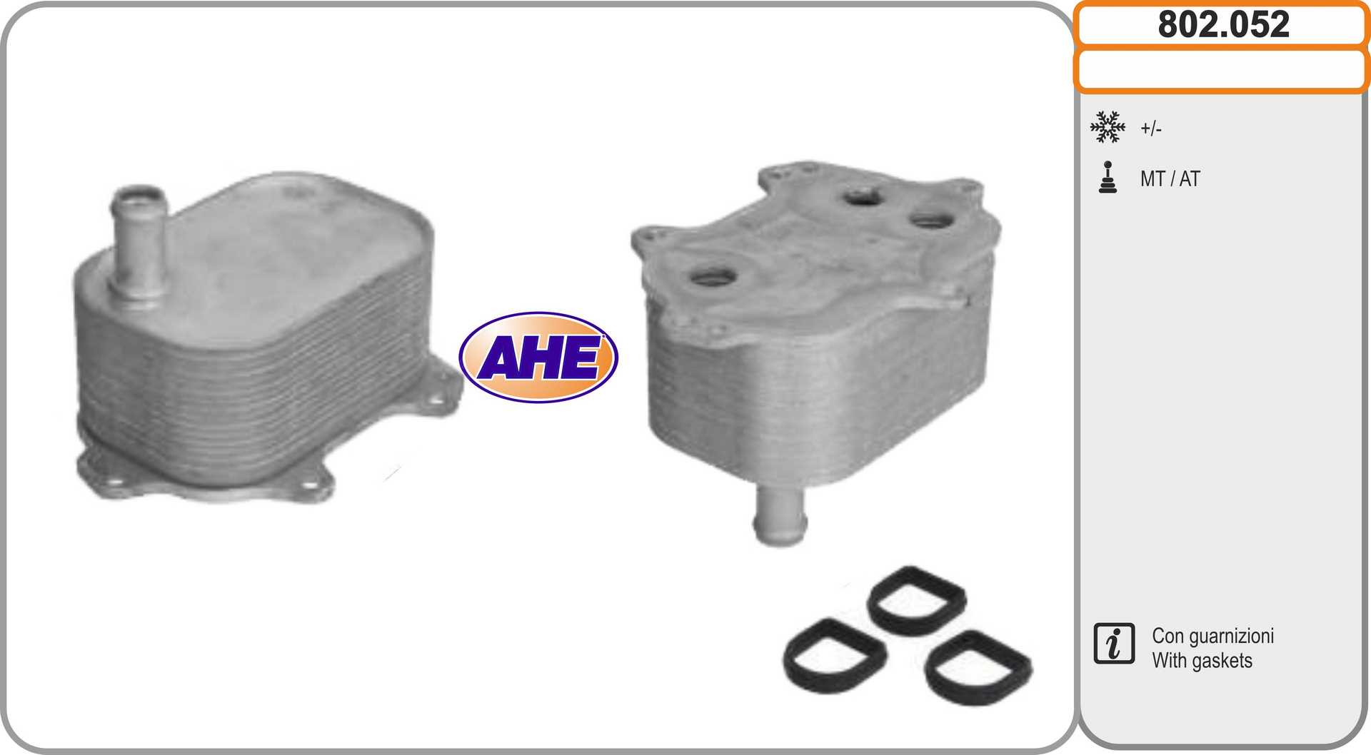 AHE 802.052 Radiatore olio,...