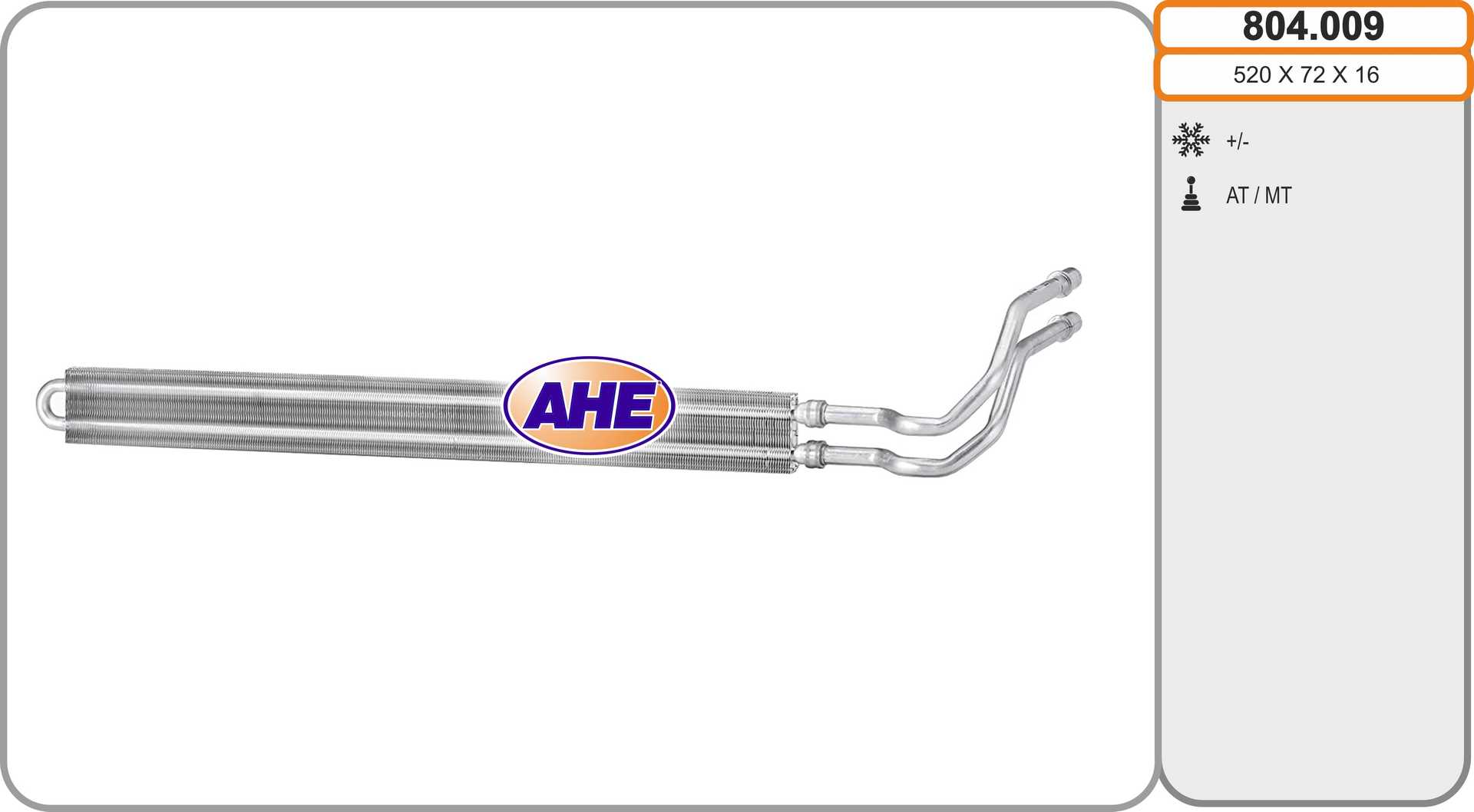 AHE 804.009 Radiatore olio,...