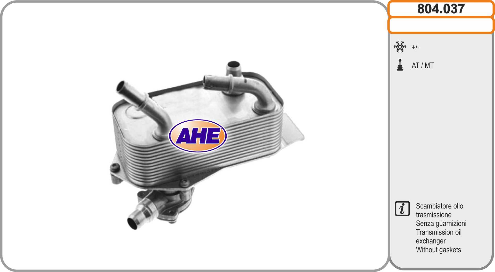 AHE 804.037 Radiatore olio,...
