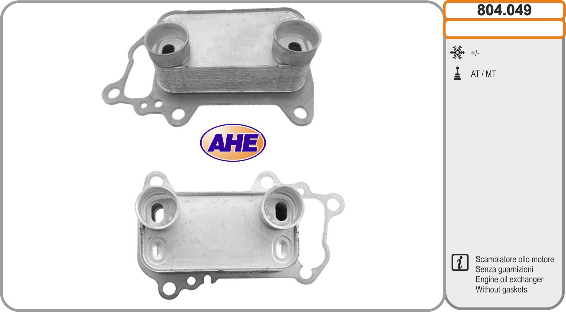 AHE 804.049 Radiatore olio,...
