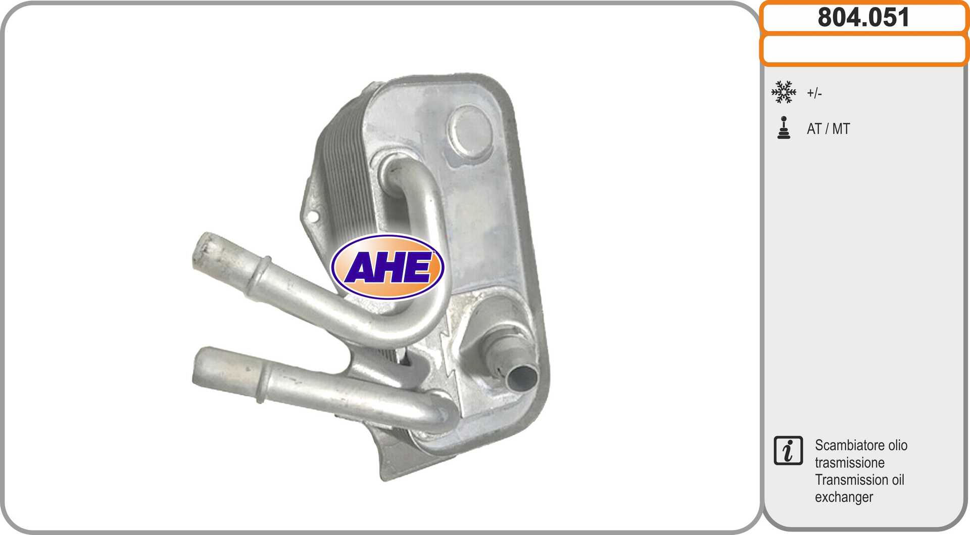 AHE 804.051 Radiatore olio,...
