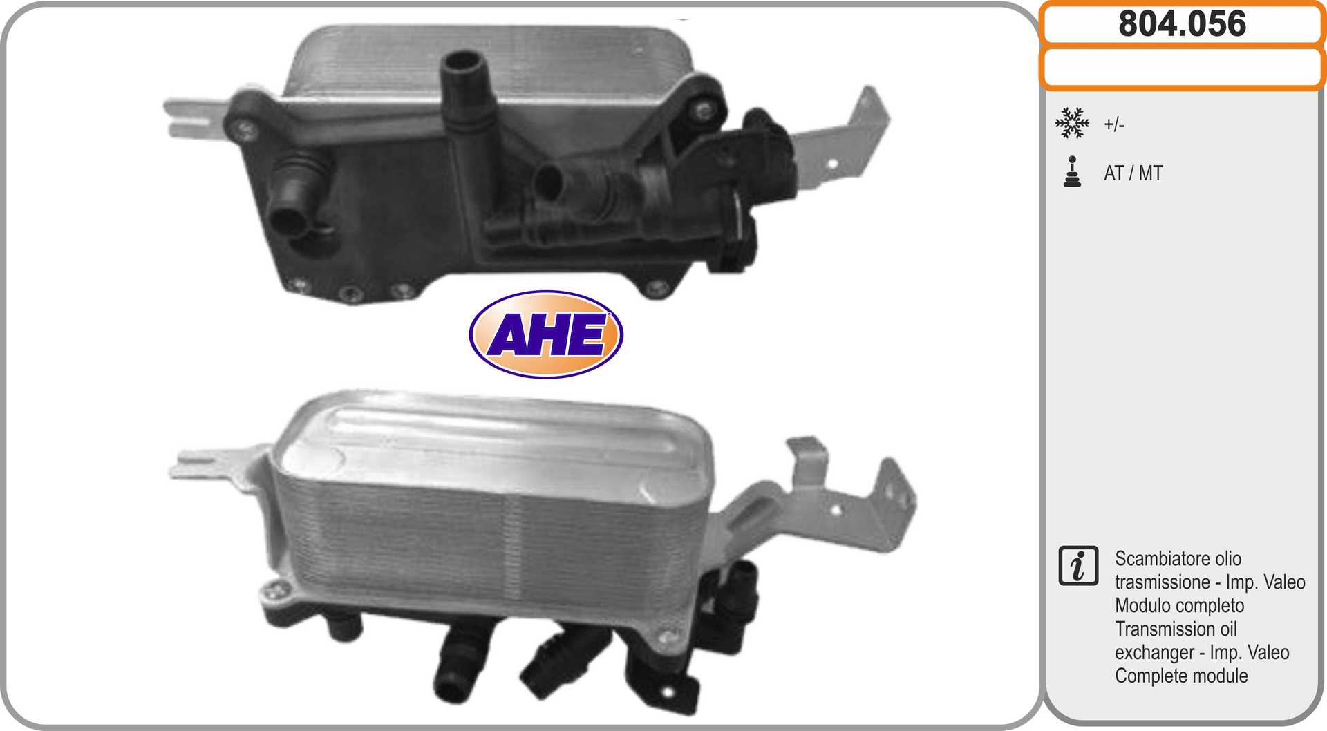 AHE 804.056 Radiatore olio,...