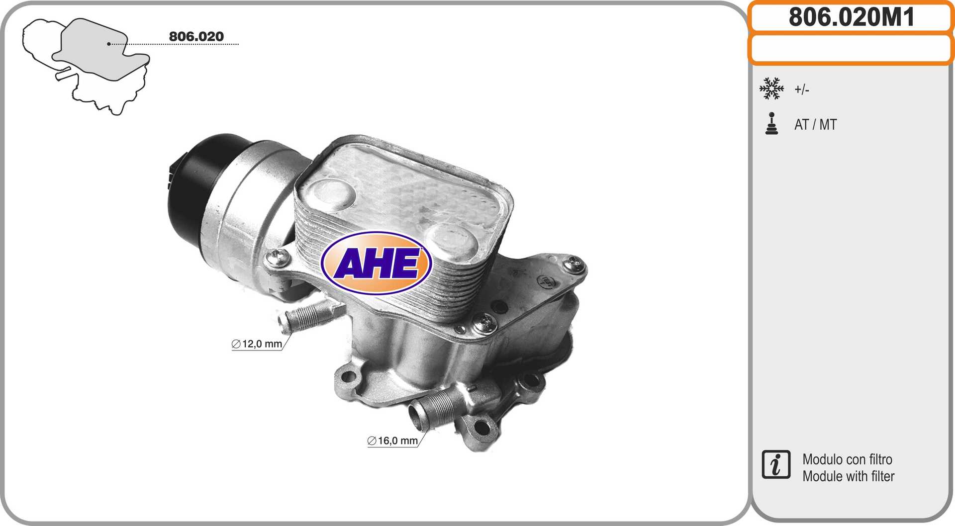 AHE 806.020M1 Radiatore...