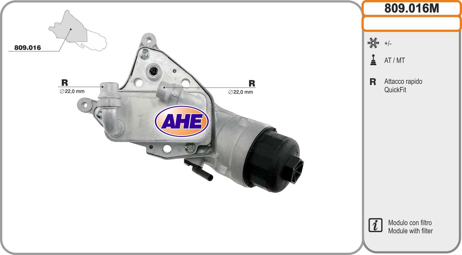 AHE 809.016M Radiatore...