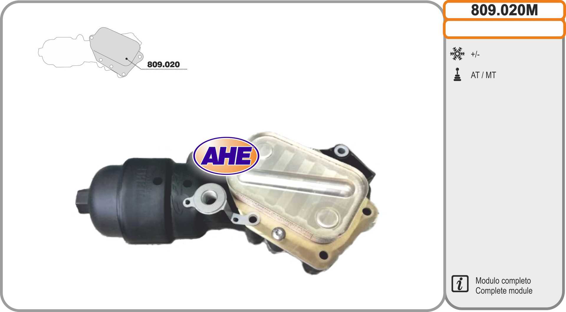 AHE 809.020M Radiatore...