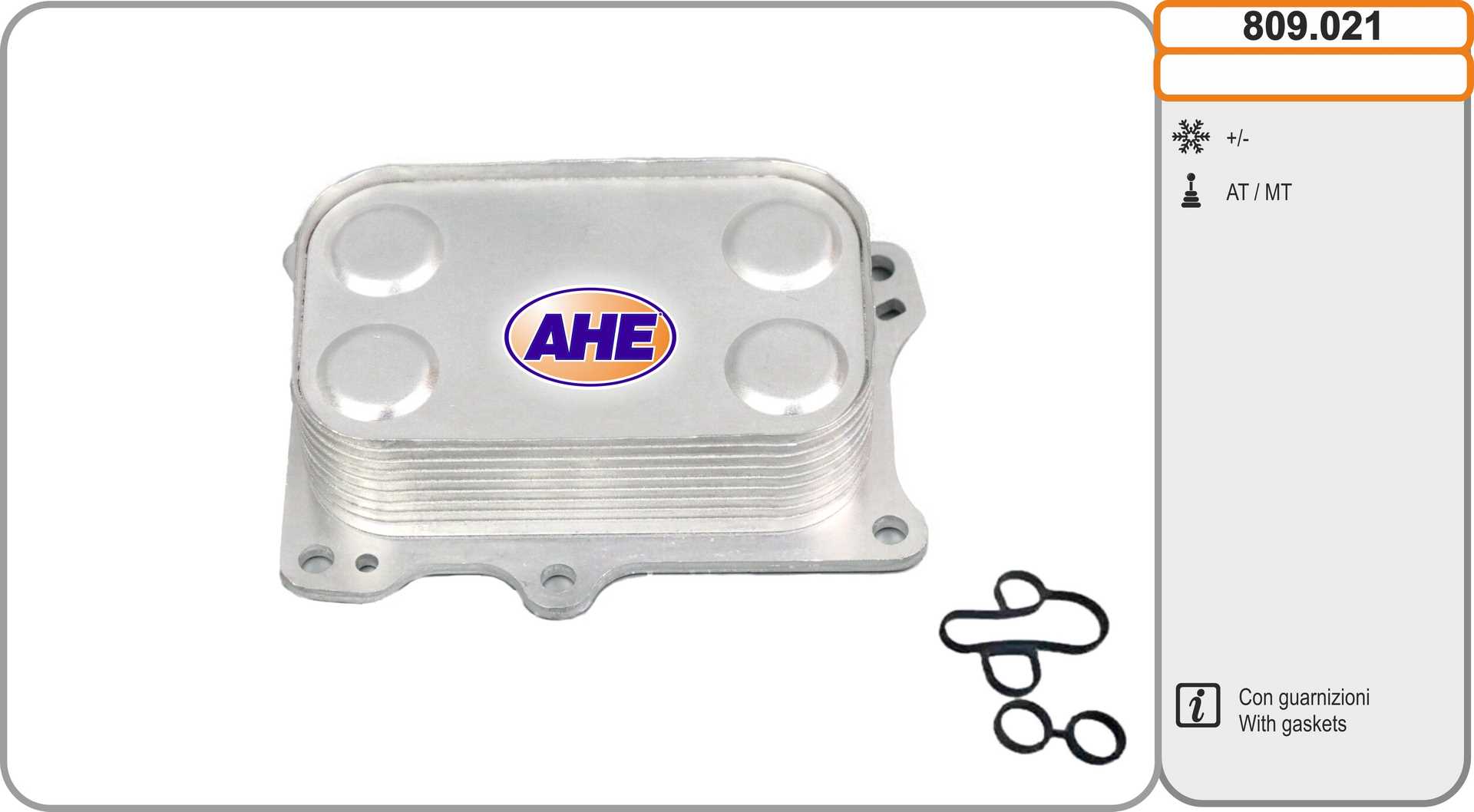 AHE 809.021 Radiatore olio,...