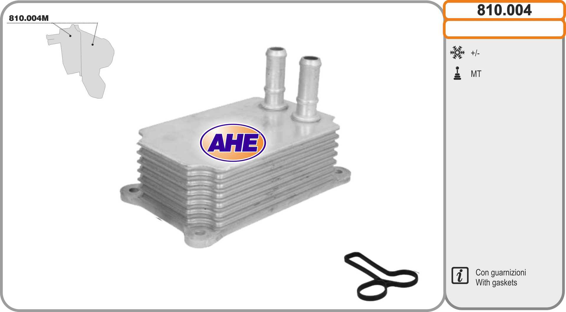 AHE 810.004 Radiatore olio,...