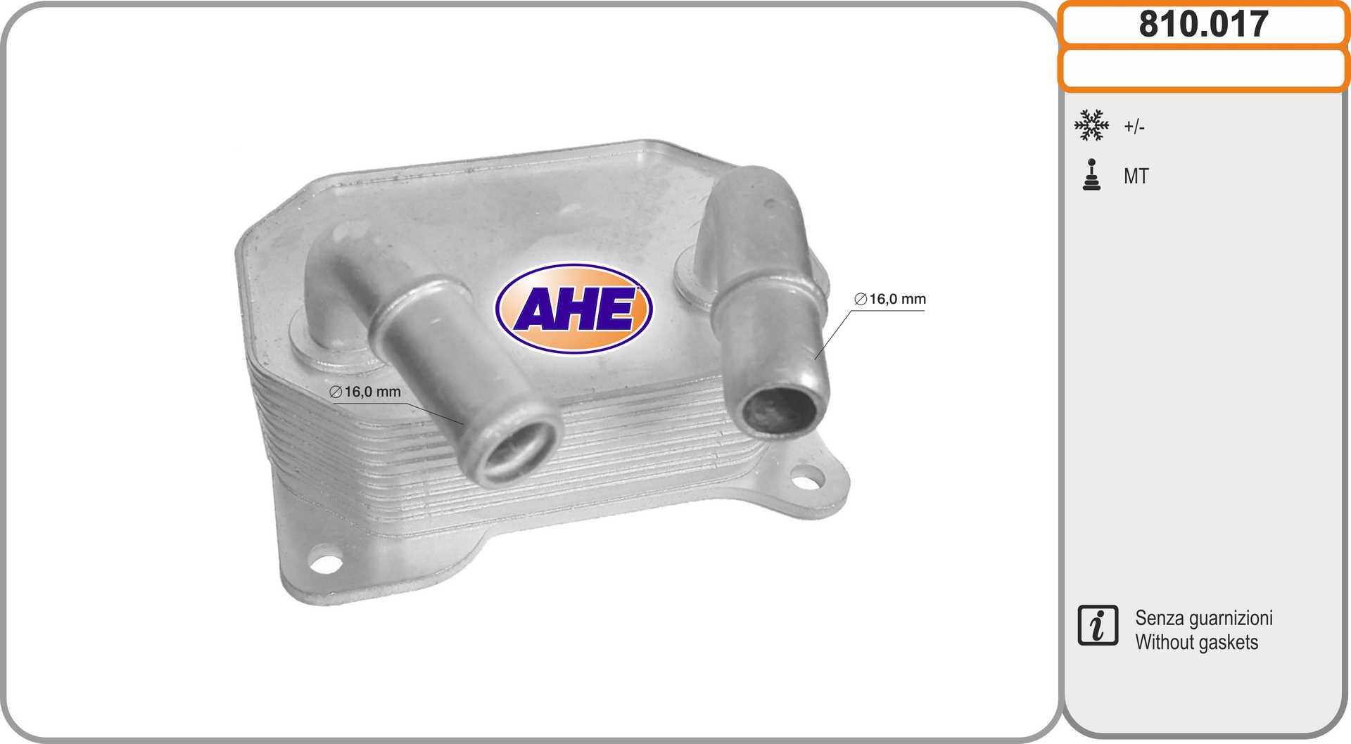 AHE 810.017 Radiatore olio,...