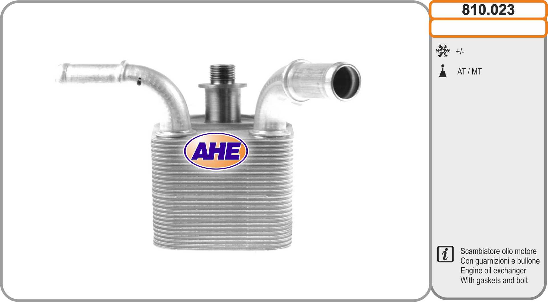 AHE 810.023 Radiatore olio,...
