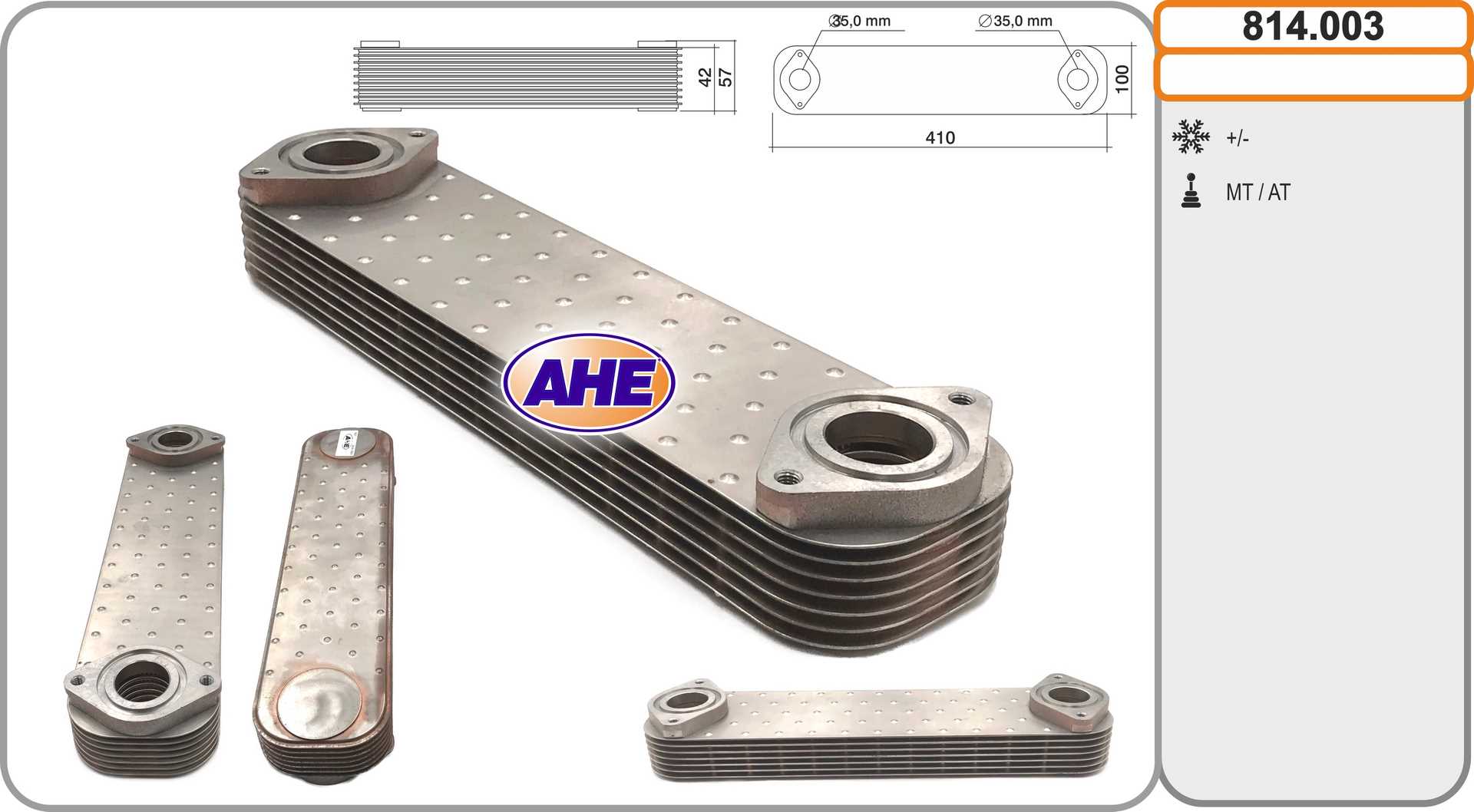 AHE 814.003 Radiatore olio,...