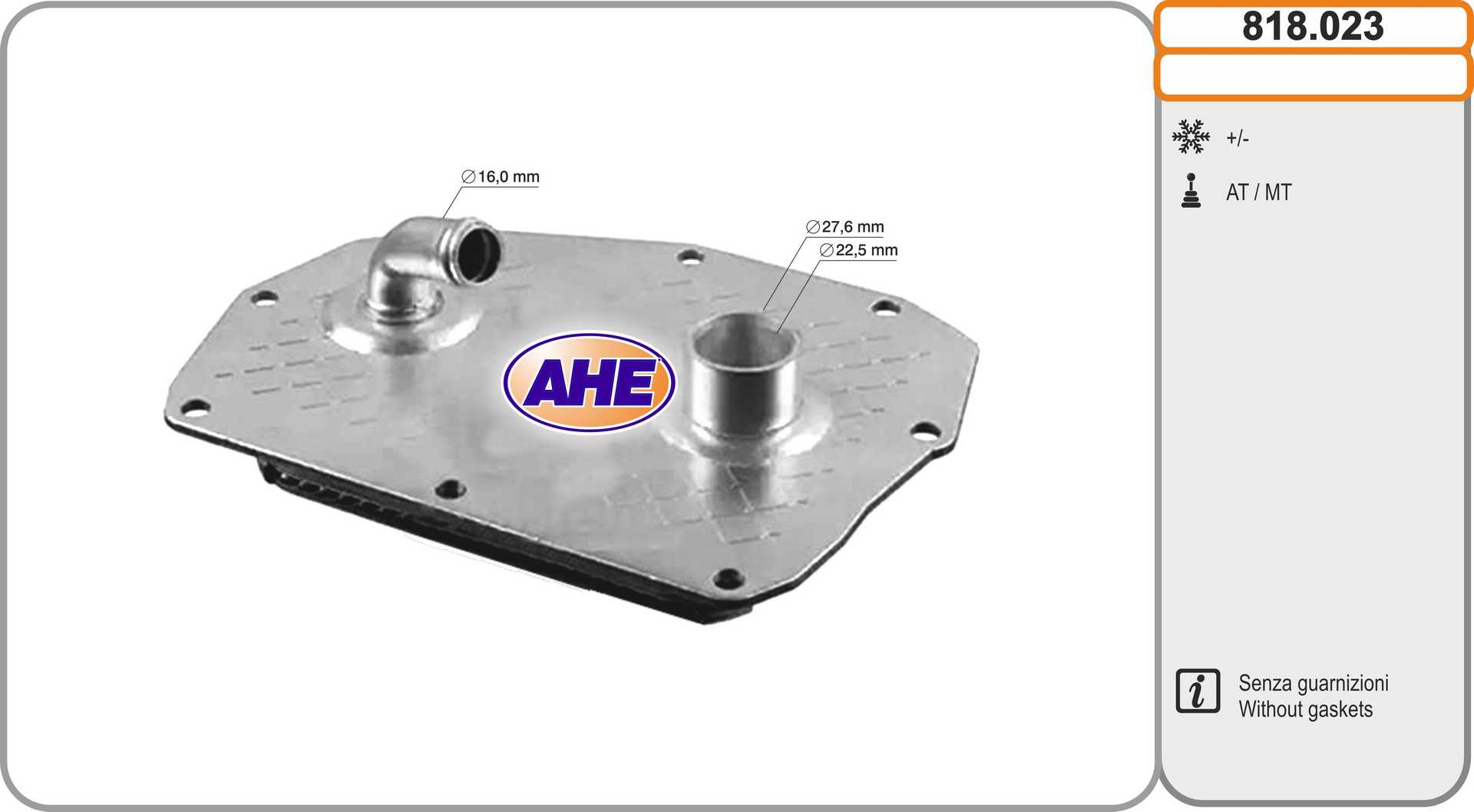 AHE 818.023 Radiatore olio,...