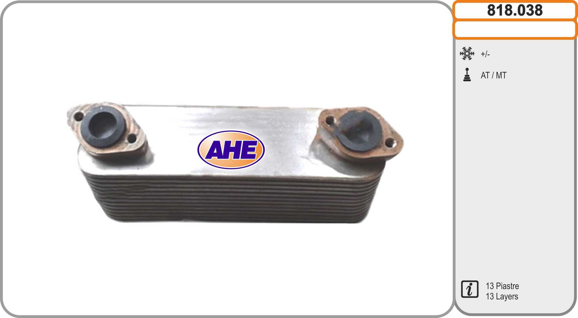 AHE 818.038 Radiatore olio,...