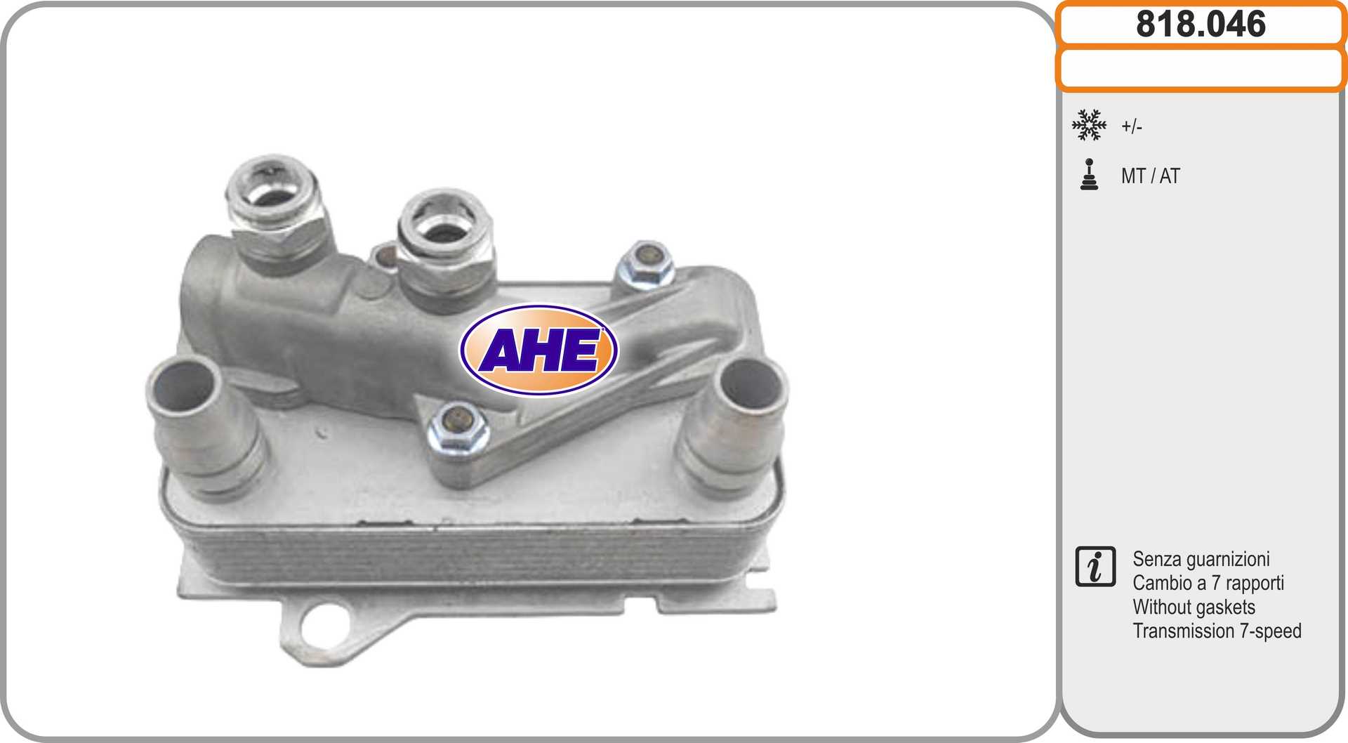 AHE 818.046 Radiatore olio,...