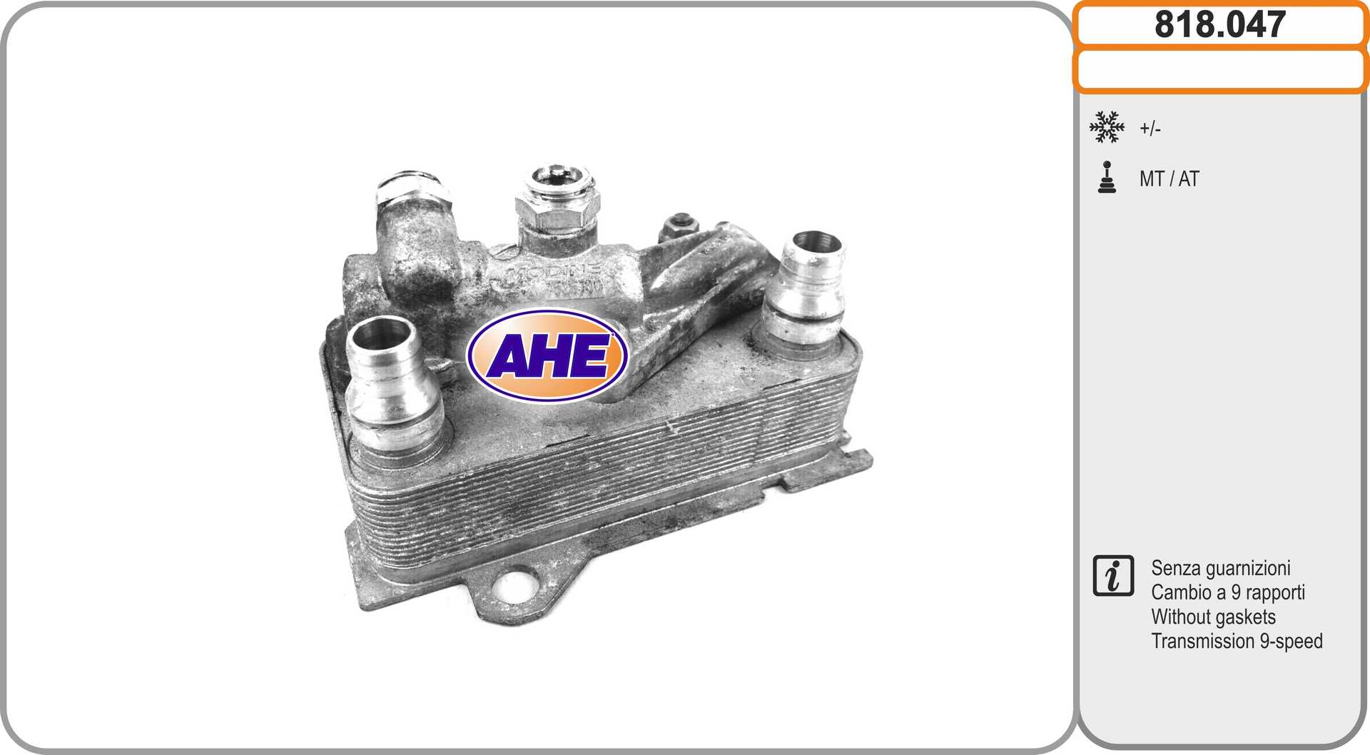 AHE 818.047 Radiatore olio,...