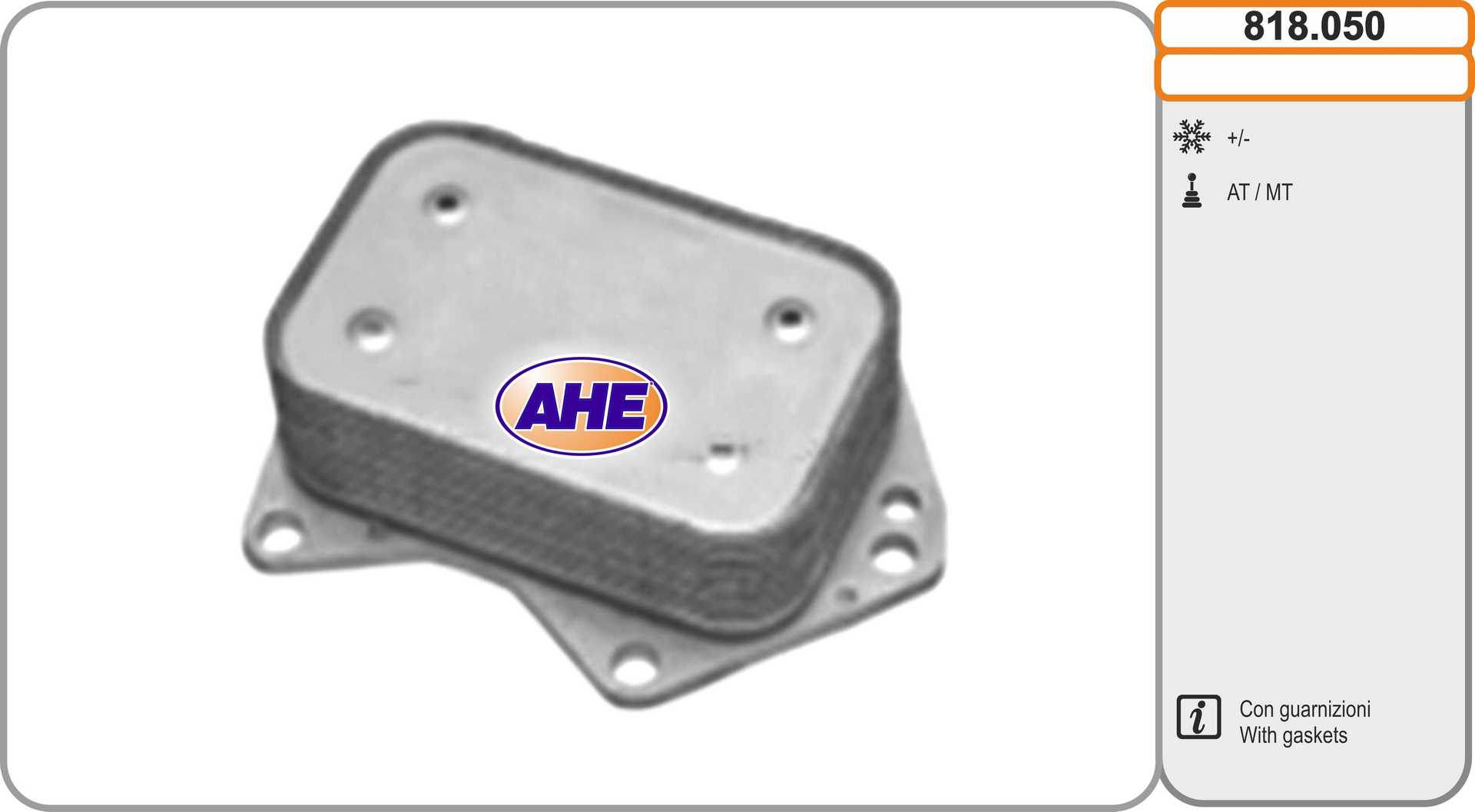 AHE 818.050 Radiatore olio,...