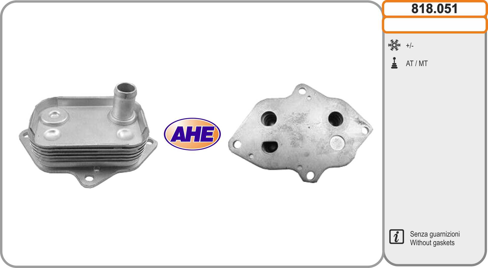 AHE 818.051 Radiatore olio,...