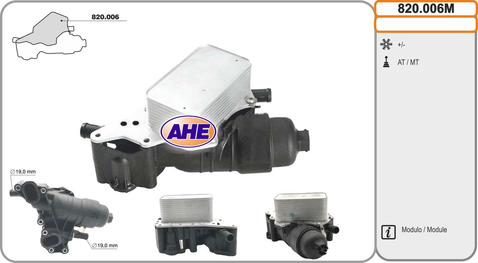 AHE 820.006M Radiatore...
